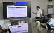复旦大学吴泉水教授、广州大学唐春明教授应邀到数学科学公司作学术报告